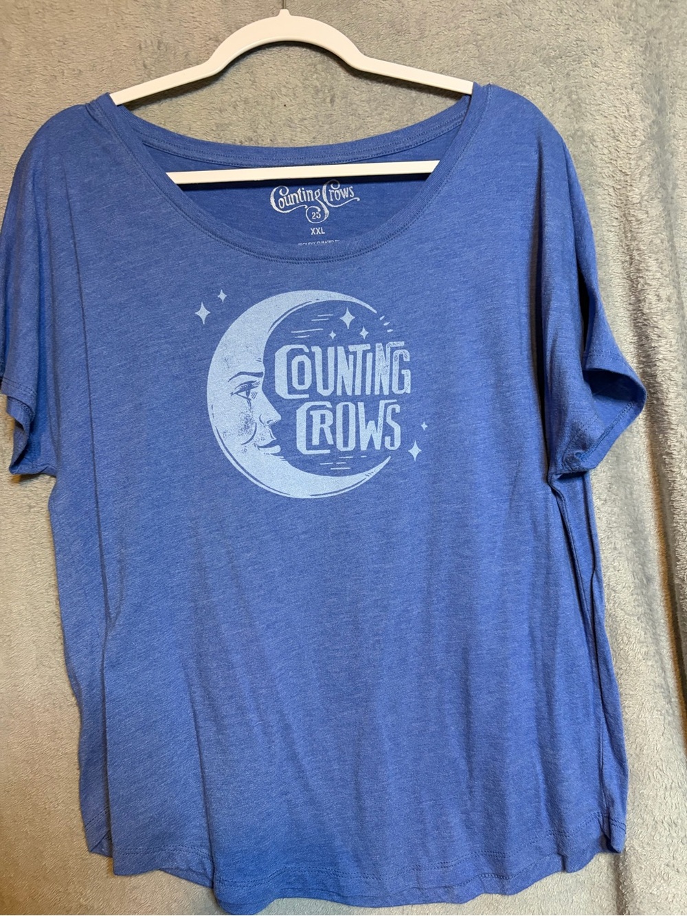 Women's Short Sleeve Tee in Periwinkle Blue